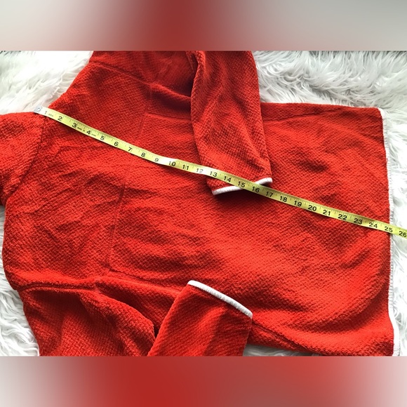 🏔Patagonia Re tool snap T fleece red pullover Red beige size M - Picture 10 of 11